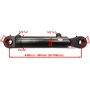 MOCNY SIŁOWNIK HYDRAULICZNY CYLINDER CJ2F SKOK 100